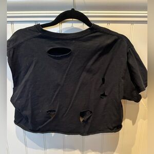 GARAGE Size Adult Extra Small Black Crop Top Cargo Pants Hip Hop Dance C…